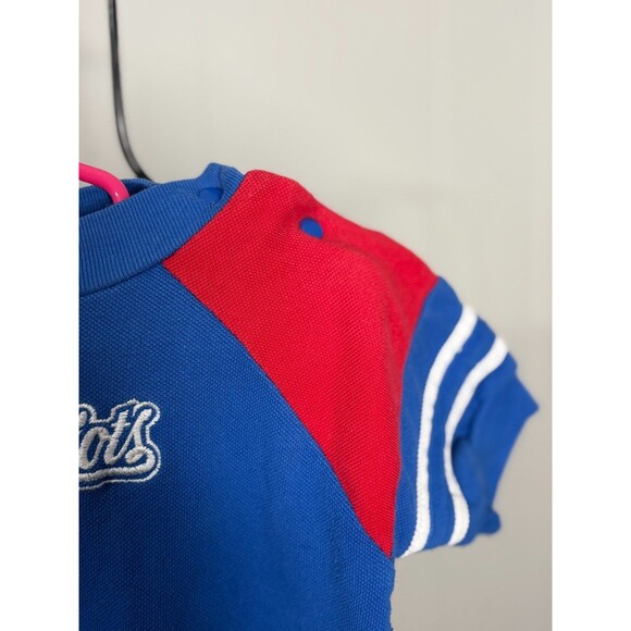 Vintage Patriots Outfit NFL Toddler Touchdown Club Sz 24 M Baby One Piece Jumper - Picture 2 of 7